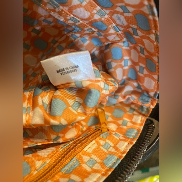 Hobo The Original Black Leather Purse Mara Crossbody Bag 2 Front Zippers NWOT - Picture 10 of 11